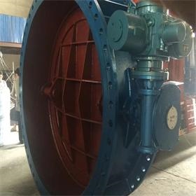 电动焊接大口径法兰蝶阀