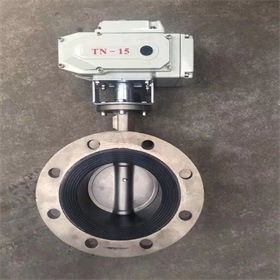 电动全不锈钢法兰蝶阀